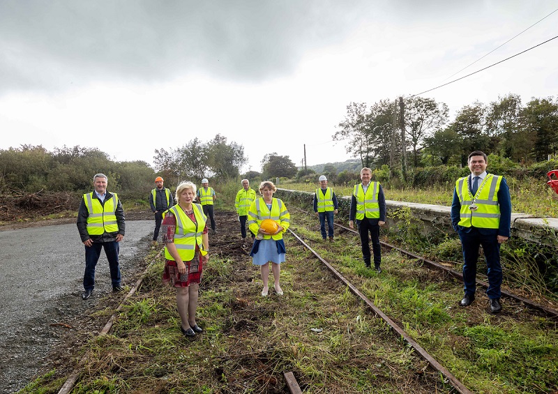 Work commences on SE Greenway Photograph